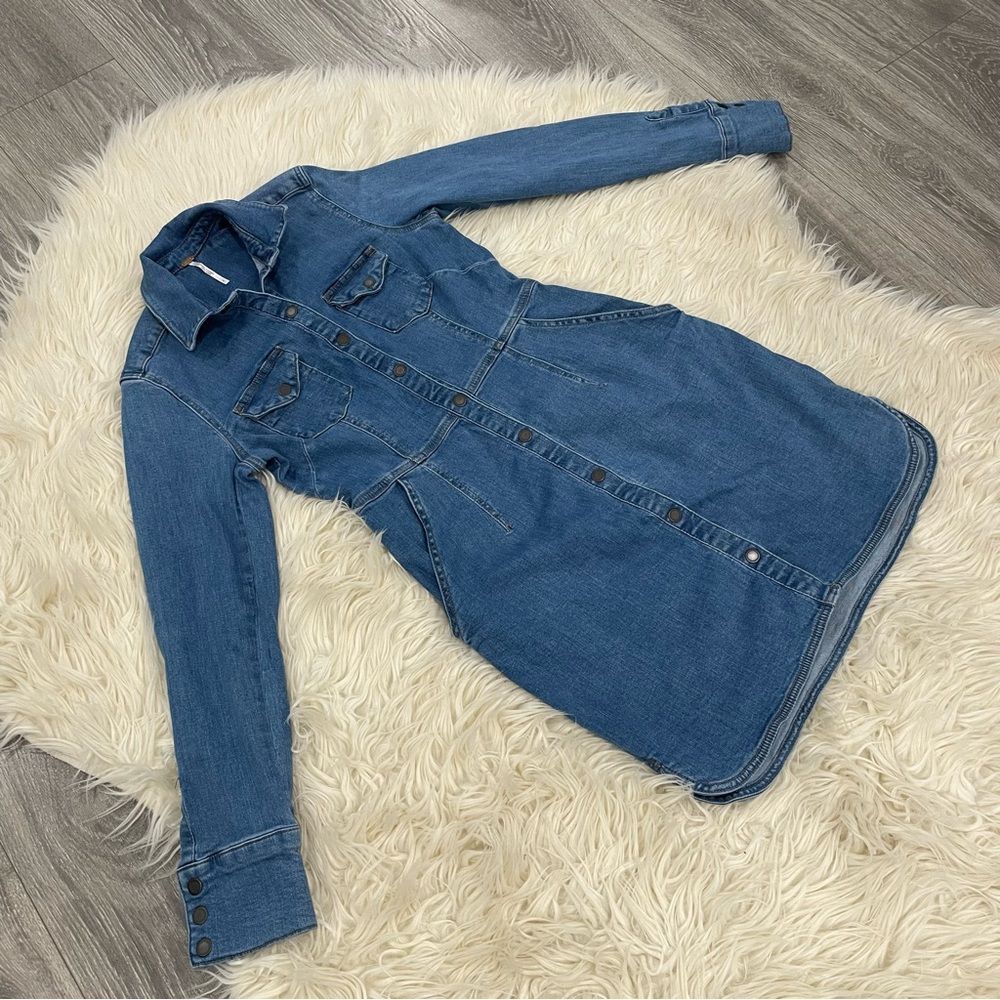 FREE PEOPLE dynomite denim dress - s - Picture 2 of 6